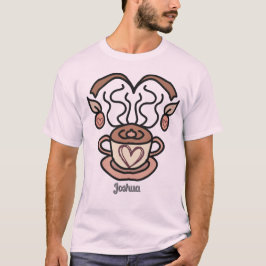 Retro Minimalistisch meinen Kaffee, meine Liebe |  T-Shirt