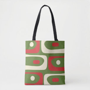 Retro Minimalistisch Mitte des Jahrhunderts Weihna Tasche