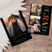 Retro Minimalistisch Modern Vertikal 5 Bilder Absc Einladung