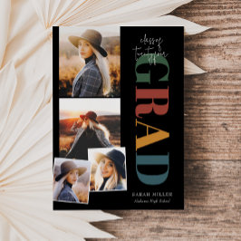 Retro Minimalistisch Modern Vertikal 5 Bilder Absc Einladung