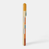 Retro-minimalistische geometrische Schichtung iPhone 16 Hülle (Rechte Seite)