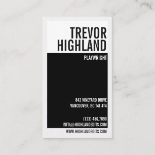 Retro Minimalistische geometrische Spalte - Visitenkarte