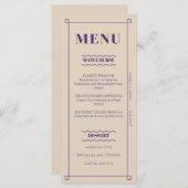 Retro Minimalistische Karte des benutzerdefinierte (Vorne/Hinten)