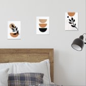 Retro Minimalistische Mauer Kunst - Set 3 (Schlafzimmer)
