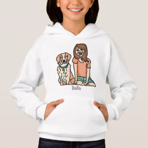 Retro minimalistische phantastische Freundschaft Hoodie