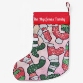 Retro-Minimalistische Socken in Ferienfarben (Rückseite)