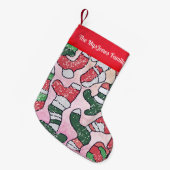 Retro-Minimalistische Socken in Ferienfarben (Vorderansicht (hängend))