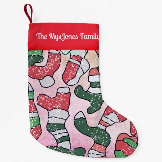 Retro-Minimalistische Socken in Ferienfarben (Vorderseite)