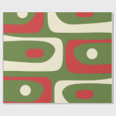 Retro Minimalistische Weihnachtsmuster aus dem Mit Geschenkpapier (Flach)