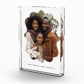 Retro Minital Wavy Foto Frame Snowflake Foto (Rechts)