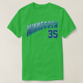 Retro Minnesota Nummer 4 T-Shirt (Design vorne)