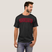 Retro Minnesota T-Shirt Vintag Minnesota (Vorne ganz)