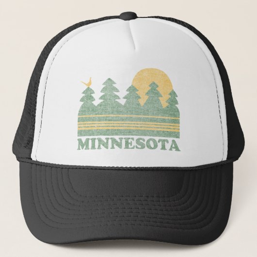 Retro Minnesota Truckerkappe (Vorderseite)