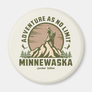 Retro Minnewaska Wanderung Magnet