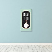 Retro Mint Coffee Shop Wand an Wand Kunst Küche Ge (Insitu (Holzboden))