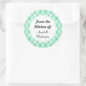 Retro Mint Kitchen Stickers (Tasche)