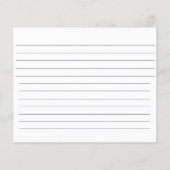 Retro Mint Schürze Küche Extras Rezept Karte (Rückseite)