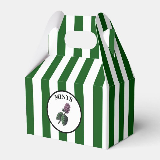 Retro Minze Geschenkschachtel (Vorderseite)