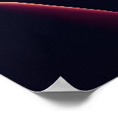 Retro Mirage: Eine Synthwave-Reise Poster (Ecke)