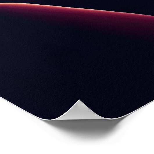 Retro Mirage: Eine Synthwave-Reise Poster (Ecke)