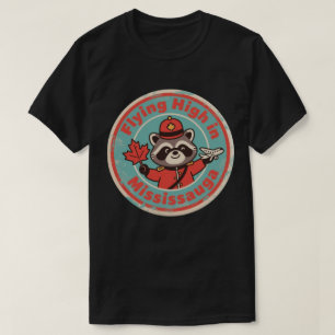 Retro Mississauga Waschbär Mountie T-Shirt
