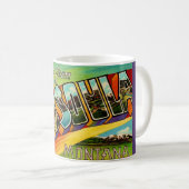 Retro Missoula MT  Kaffeetasse (VorderseiteRechts)