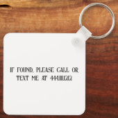 Retro Missouri Silhouette Schlüsselanhänger (Rückseite)