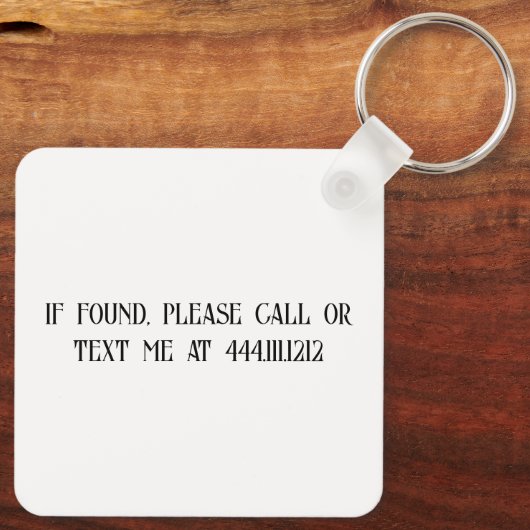 Retro Missouri Silhouette Schlüsselanhänger (Rückseite)