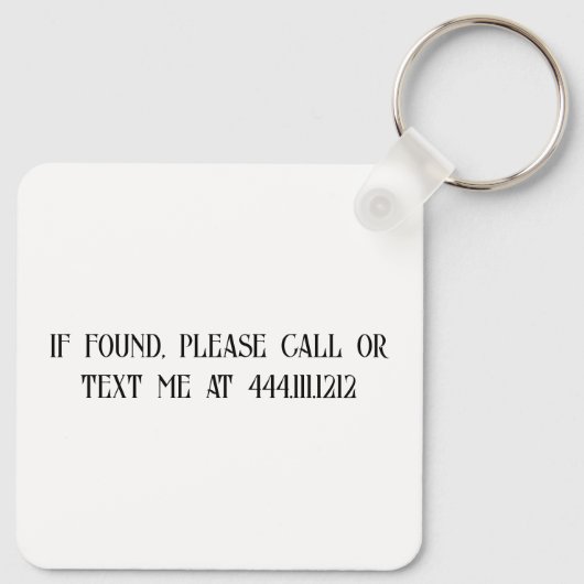 Retro Missouri Silhouette Schlüsselanhänger (Rückseite)