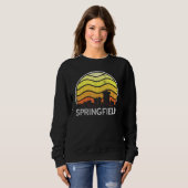 Retro Missourii Springfield Visitors Skyline Vinta Sweatshirt (Vorne ganz)