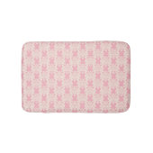 Retro mit Blumendamast Badematte (Vorderseite)