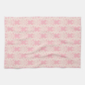 Retro mit Blumendamast Handtuch (Horizontal)