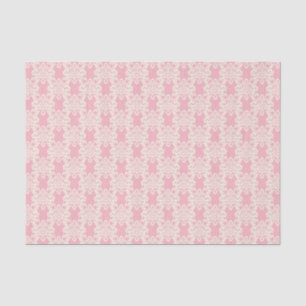 Retro mit Blumendamast Seidenpapier