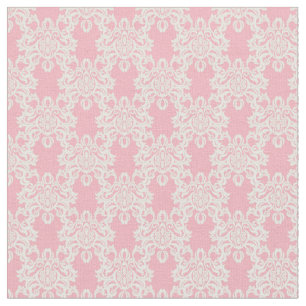 Retro mit Blumendamast Stoff