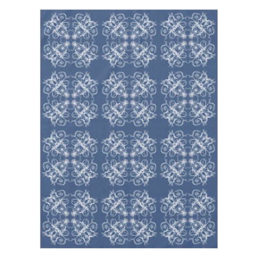 Retro mit Blumenmuster der barocken Art Tischdecke (Vorderseite)