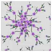 Retro mit Blumenmuster Stoff (Nahaufnahme)