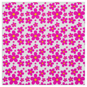 Retro mit Blumenmuster Stoff