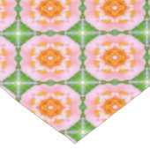 Retro mit Blumenmuster Tischdecke (Schrägansicht)