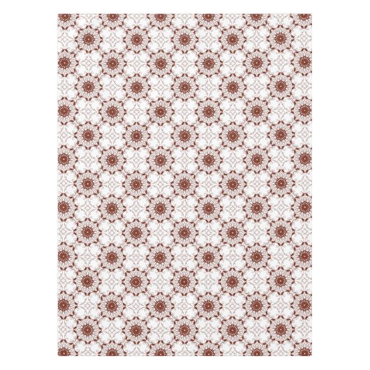 Retro mit Blumenmuster Tischdecke (Vorderseite)