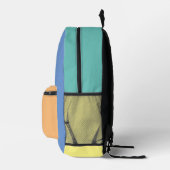 Retro Mit Monogramm Bedruckter Rucksack (Rechts)
