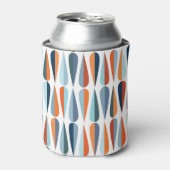 Retro Mitte des Jahrhunderts, Fallformen Muster. Dosenkühler (Kanne Vorderseite)