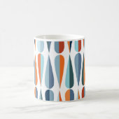 Retro Mitte des Jahrhunderts, Fallformen Muster. Kaffeetasse (Mittel)