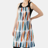 Retro Mitte des Jahrhunderts, Fallformen Muster. Schürze (InSitu)