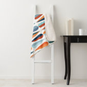 Retro Mitte des Jahrhunderts, Fallformen Muster. Sherpadecke (Beispiel)