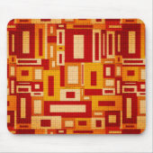 Retro Mitte des Jahrhunderts moderne Geometrics Mousepad (Vorne)