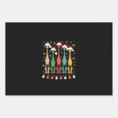 Retro Mitte des Jahrhunderts Moderne Hunde 50er 60 Geschenkpapier Set (Vorderseite)