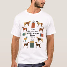 Retro-Mitte-des-Jahrhunderts Moderne Hunde 50er 60