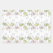 Retro Mitte des Jahrhunderts Moderne jeden Augenbl Geschenkpapier Set (Vorderseite)