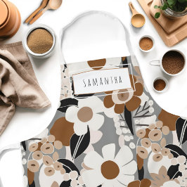 Retro Mitte des Jahrhunderts Moderne Schürze mit B