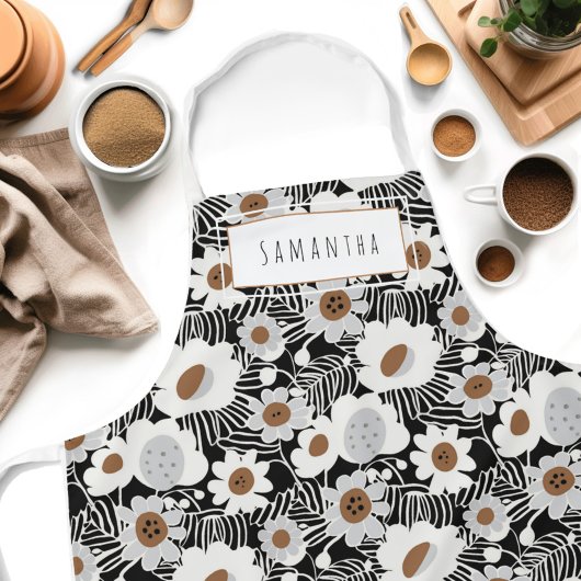 Retro Mitte des Jahrhunderts Moderne Schürze mit B